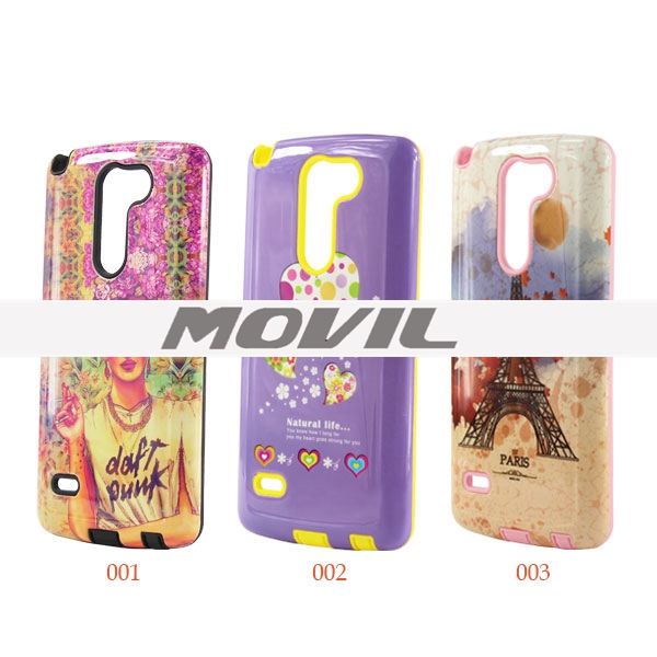 NP-2636 TPU   PC funda para LG G3 Stylus D690-1